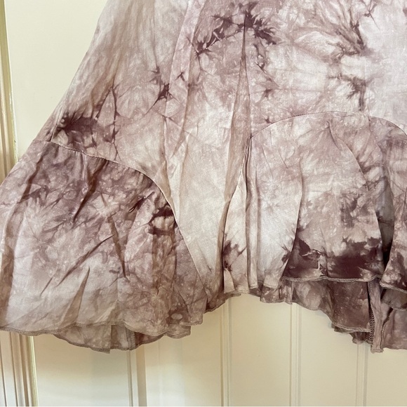 NWT Umgee Tie Dye Tank Top in Mocha Size Small Bohemian Festival Concert Beach - Picture 6 of 10